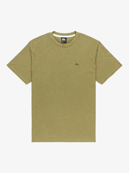 quiksilver, Slub Roundneck - Short Sleeve T-Shirt for Men, ALOE (tmz0) Slub Roundneck - Short Sleeve T-Shirt for Men  EQYKT04391