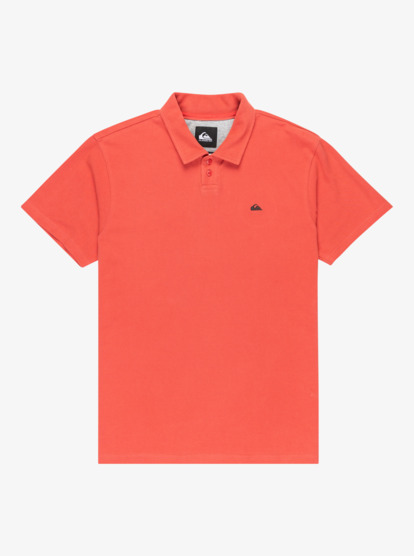 quiksilver, Mw Pique Polo - Polo à manches courtes pour Homme, MINERAL RED (mmz0) Mw Pique Polo - Short Sleeve Polo Shirt for Men  EQYKT04392