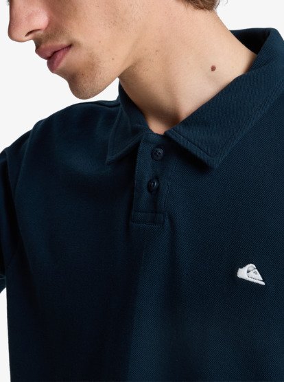 quiksilver, Mw Pique Polo - Polo de manga curta para homem, DARK NAVY (ktp0) Mw Pique Polo - Short Sleeve Polo Shirt for Men  EQYKT04392