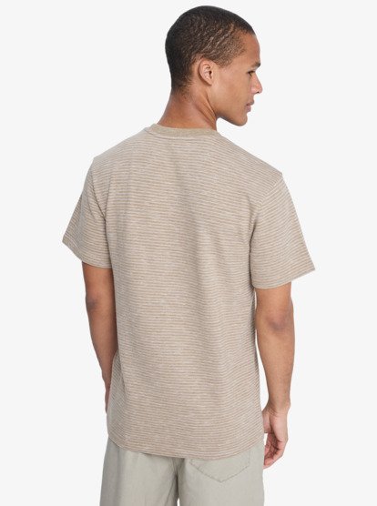 Lopaz Striped Pocket - Short Sleeve T-Shirt for Men  EQYKT04414