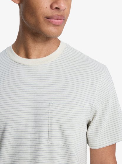Lopaz Striped Pocket - Short Sleeve T-Shirt for Men  EQYKT04414