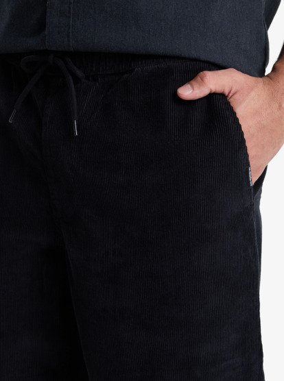quiksilver, Taxer Regular Cord - Broek voor Heren, BLACK (kvj0) Taxer Regular Cord - Trousers for Men  EQYNP03315