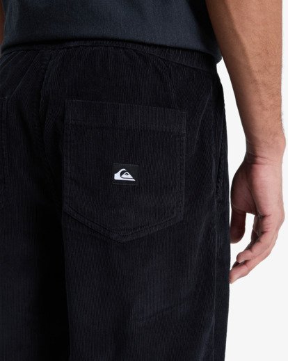 quiksilver, Taxer Regular Cord - Broek voor Heren, BLACK (kvj0) Taxer Regular Cord - Trousers for Men  EQYNP03315