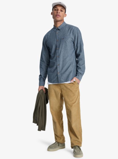 quiksilver, Taxer Regular Cord - Trousers for Men, ELMWOOD (tmp0) Taxer Regular Cord - Trousers for Men  EQYNP03315