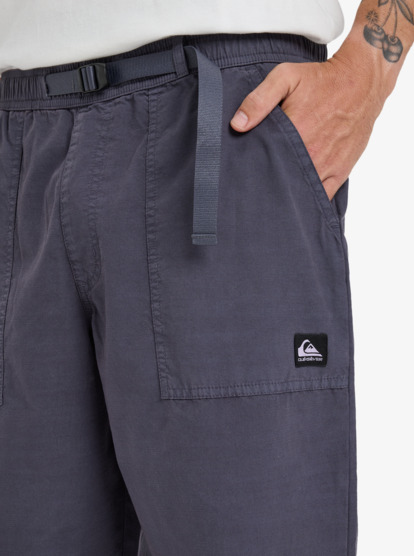 quiksilver, Double Crown - Elastic Waist Pants for Men, INDIA INK (ksh0) Double Crown - Elastic Waist Pants for Men  EQYNP03326