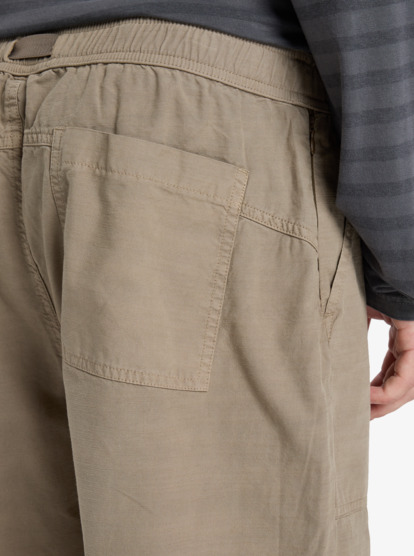 quiksilver, Double Crown - Hose mit Gummizug am Bund für Männer, FALLEN ROCK (tzc0) Double Crown - Elastic Waist Pants for Men  EQYNP03326