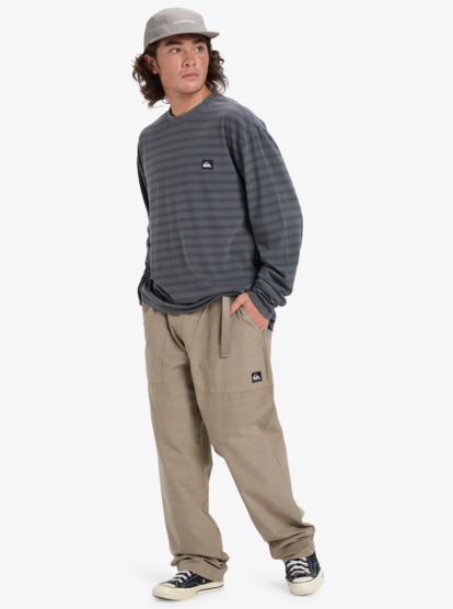 quiksilver, Double Crown - Hose mit Gummizug am Bund für Männer, FALLEN ROCK (tzc0) Double Crown - Elastic Waist Pants for Men  EQYNP03326