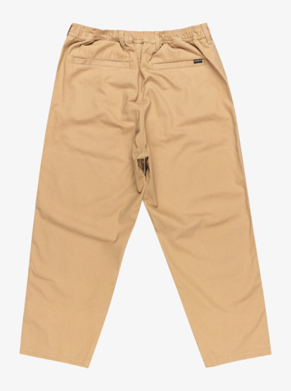 quiksilver, Urban Chill - Pantalon large à taille élastique pour Homme, CORNSTALK (ckk0) Urban Chill - Elasticated Cargo Shorts for Men  EQYNP03327
