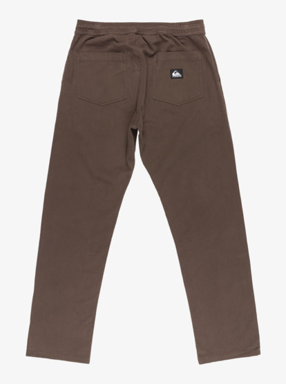 quiksilver, Taxer Regular Twill - Elasticated Cargo Trousers for Men, CHOCOLATE BROWN (csd0) Taxer Regular Twill - Elasticated Cargo Trousers for Men  EQYNP03328