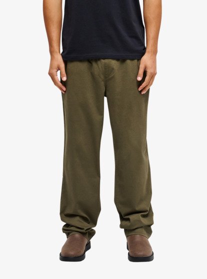 Taxer Regular Twill - Elasticated Cargo Trousers for Men  EQYNP03328