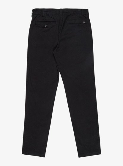 quiksilver, Union Straight Tappered - Trousers for Men, BLACK (kvj0) Union Straight Tappered - Trousers for Men  EQYNP03331