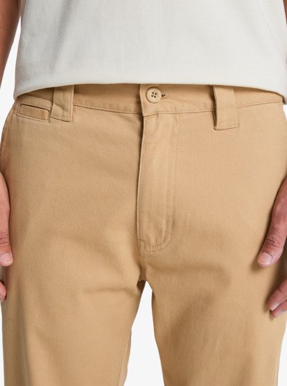quiksilver, Union Straight Tappered - Pantalon pour Homme, KHAKI (cjz0) Union Straight Tappered - Trousers for Men  EQYNP03331