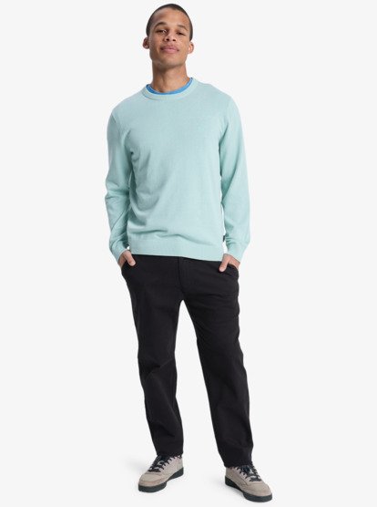 quiksilver, Union Straight Tappered - Trousers for Men, BLACK (kvj0) Union Straight Tappered - Trousers for Men  EQYNP03331
