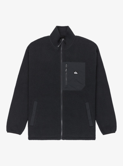 quiksilver, Clean Coast - Polaire zippée pour Homme, BLACK (kvj0) Clean Coast - Full Zip Fleece for Men  EQYPF03066
