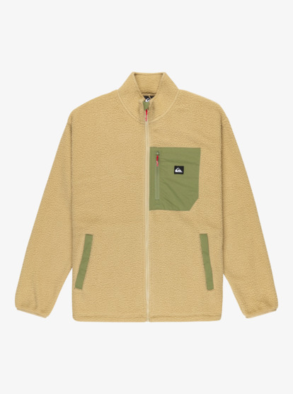 quiksilver, Clean Coast - Polaire zippée pour Homme, SPONGE (tkp0) Clean Coast - Full Zip Fleece for Men  EQYPF03066