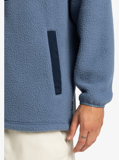 quiksilver, Clean Coast - Polaire zippée pour Homme, CHINA BLUE (bnd0) Clean Coast - Full Zip Fleece for Men  EQYPF03066