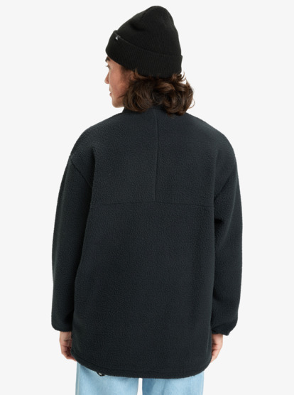 quiksilver, Clean Coast - Polaire zippée pour Homme, BLACK (kvj0) Clean Coast - Full Zip Fleece for Men  EQYPF03066