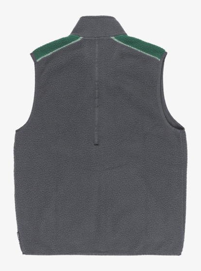 quiksilver, Clean Coast Gilet - Mouwloze fleecetop met rits voor Heren, INDIA INK (ksh0) Clean Coast Gilet - Gilet Full Zip Fleece for Men  EQYPF03067