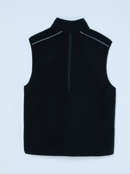 quiksilver, Clean Coast Gilet - Gilet Full Zip Fleece for Men, BLACK (kvj0) Clean Coast Gilet - Gilet Full Zip Fleece for Men  EQYPF03067