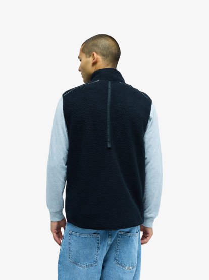 quiksilver, Clean Coast Gilet - Gilet Full Zip Fleece for Men, BLACK (kvj0) Clean Coast Gilet - Gilet Full Zip Fleece for Men  EQYPF03067
