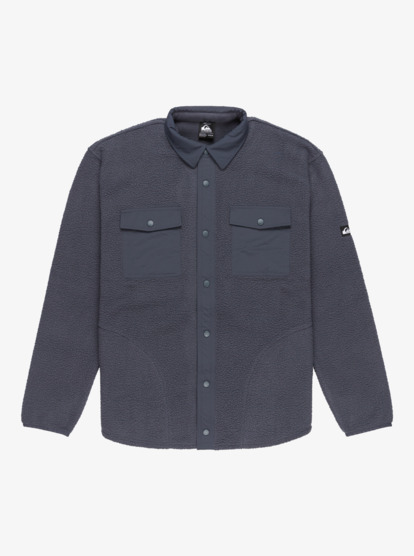 quiksilver, Clean Coast - Long Sleeve Overshirt for Men, INDIA INK (ksh0) Clean Coast - Long Sleeve Overshirt for Men  EQYPF03068
