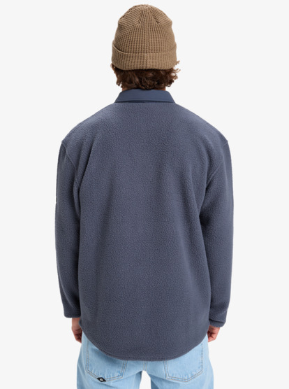 quiksilver, Clean Coast - Long Sleeve Overshirt for Men, INDIA INK (ksh0) Clean Coast - Long Sleeve Overshirt for Men  EQYPF03068