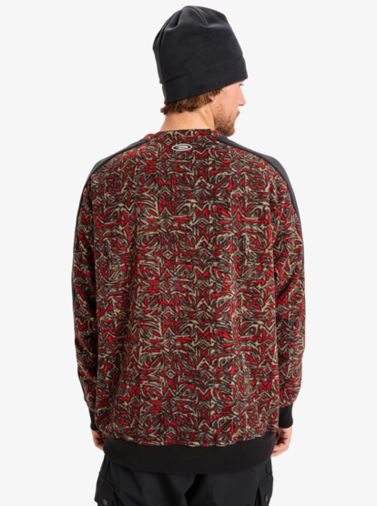 quiksilver, High Altitude - Pull à col rond pour Homme, SATURN FALLEN ROCK (tzc2) High Altitude - "Crew Fleece for Men  EQYPF03069