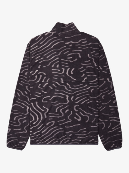 quiksilver, No Destination - Polaire zippée pour Homme, GRAYSTONE LINEAR STAMP (krb6) No Destination - "Full Zip Fleece for Men  EQYPF03071