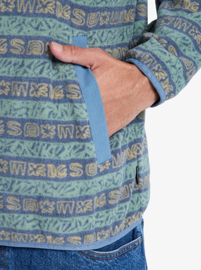 quiksilver, No Destination - Fleece mit Reißverschluss für Männer, GRANITE TERRA STRIPE (ggv6) No Destination - "Full Zip Fleece for Men  EQYPF03071