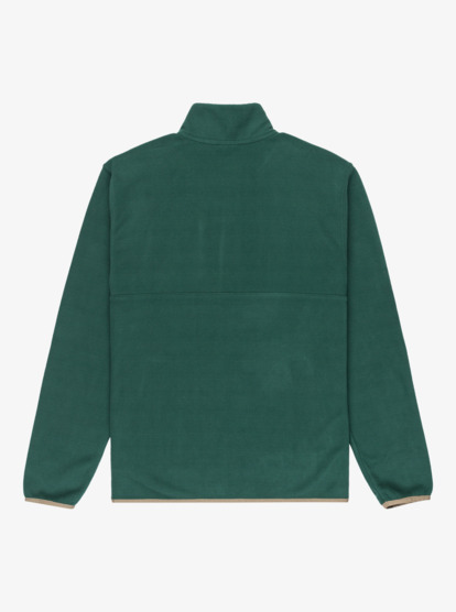 quiksilver, No Destination Hs - "Half Opening With Snaps Micro Fleece for Men, TREKKING GREEN (tkr) No Destination Hs - "Half Opening With Snaps Micro Fleece for Men  EQYPF03072