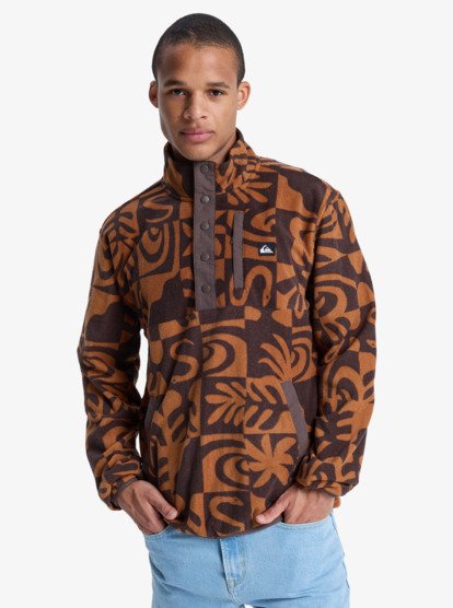 No Destination Hs - "Half Opening With Snaps Micro Fleece for Men  EQYPF03072