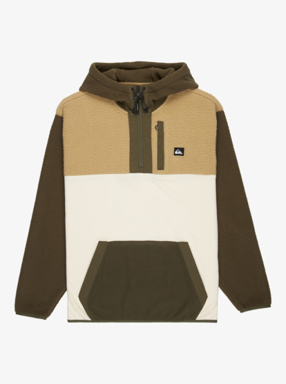 quiksilver, Ocean View Mix Up - Technisch fleece met capuchon voor Heren, GRAPE LEAF (cre0) Ocean View Mix Up - Hooded Technical Fleece for Men  EQYPF03073