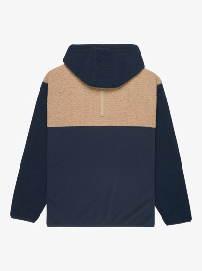 quiksilver, Ocean View Mix Up - Polaire à capuche et col zippé pour Homme, DARK NAVY (ktp0) Ocean View Mix Up - Hooded Technical Fleece for Men  EQYPF03073