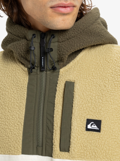 quiksilver, Ocean View Mix Up - Technisch fleece met capuchon voor Heren, GRAPE LEAF (cre0) Ocean View Mix Up - Hooded Technical Fleece for Men  EQYPF03073