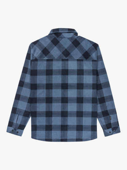 quiksilver, Bering Strait Check - Chemise à carreaux à manches longues pour Homme, CHINA BLUE NORTHSEA PLAID (bnd6) Bering Strait Check - Long Sleeve Check Shirt for Men  EQYPF03075