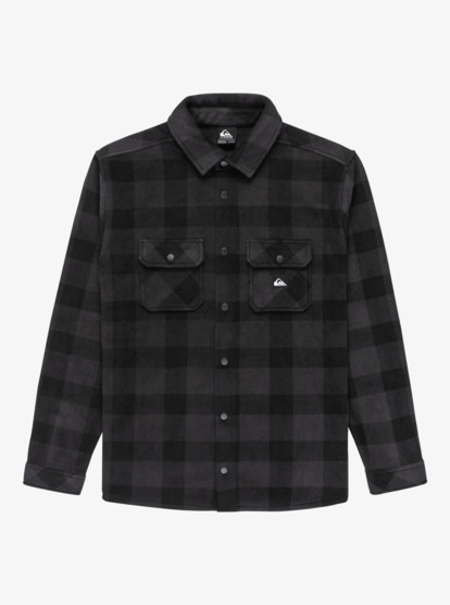 quiksilver, Bering Strait Check - Langärmliges Karohemd für Männer, BLACK NORTHSEA PLAID (kvj6) Bering Strait Check - Long Sleeve Check Shirt for Men  EQYPF03075