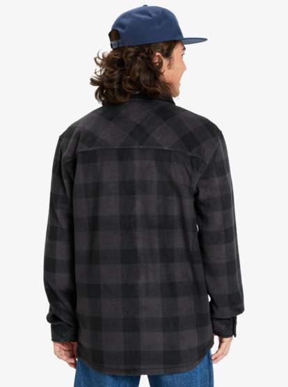 quiksilver, Bering Strait Check - Langärmliges Karohemd für Männer, BLACK NORTHSEA PLAID (kvj6) Bering Strait Check - Long Sleeve Check Shirt for Men  EQYPF03075