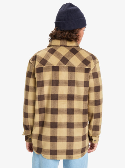 quiksilver, Bering Strait Check - Long Sleeve Check Shirt for Men, SPONGE NORTHSEA PLAID (tkp6) Bering Strait Check - Long Sleeve Check Shirt for Men  EQYPF03075