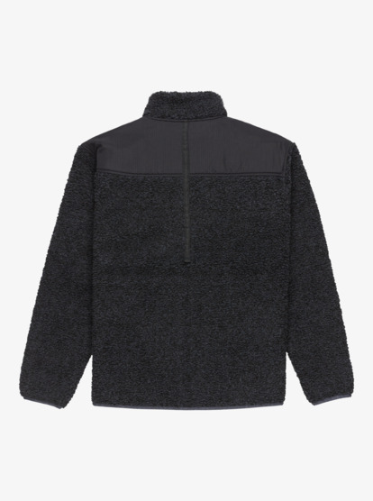 quiksilver, Shallow Water - Sherpa jas met rits voor Heren, INDIAN INK HEATHER (ksh0) Shallow Water - Full Zip Sherpa Jacket for Men  EQYPF03076