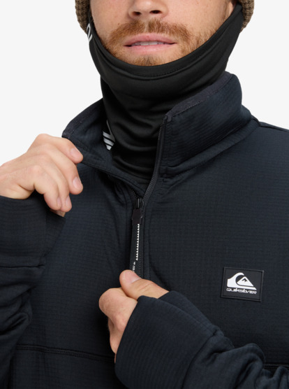 quiksilver, Steep Point - Full Zip Technical Fleece for Men, TRUE BLACK (kvj0) Steep Point - Full Zip Technical Fleece for Men  EQYPF03078