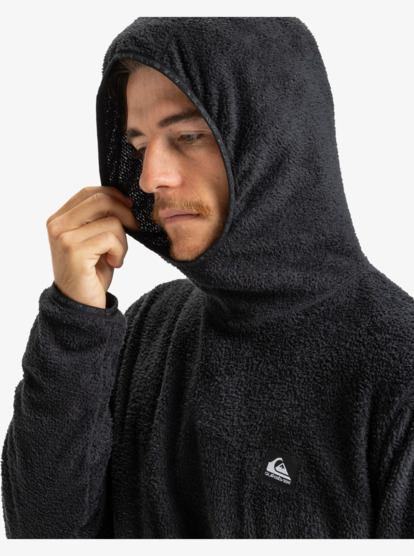 quiksilver, Warm Up - Polaire technique à capuche pour Homme, BLACK (kvj0) Warm Up - Hooded Technical Fleece for Men  EQYPF03079