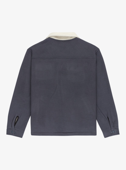 quiksilver, Sherpa - Chaqueta polar para hombre, INDIA INK (ksh0) Sherpa - Jacket Fleece for Men  EQYPF03080