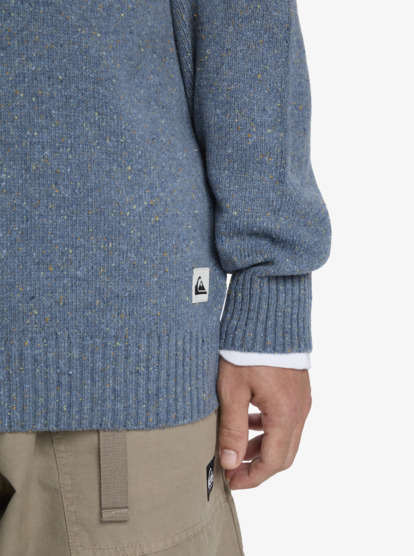 quiksilver, Slow Song Neppy - Pullover für Männer, ASHLEY BLUE (bhl0) Slow Song Neppy - Jumper for Men  EQYSW03325