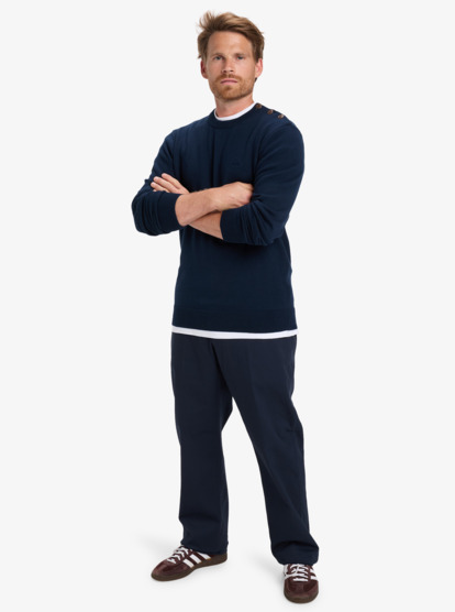 quiksilver, Marin - Pull pour Homme, DARK NAVY (ktp0) Marin - Jumper for Men  EQYSW03327