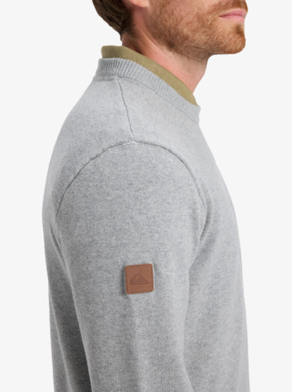 quiksilver, Marin - Jumper for Men, LIGHT GREY HEATHER (sjsh) Marin - Jumper for Men  EQYSW03327
