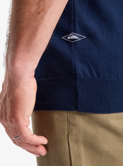 quiksilver, Diamond Polo Ss - Poloshirt für Männer, DARK NAVY (ktp0) Diamond Polo Ss - Short Sleeve Knitted Polo for Men  EQYSW03335