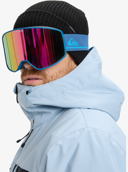 quiksilver, Storm - Ski/Snowboard Goggles for Men, TRUE NAVY/CLUX ML LPURPLE S3 (brp0) Storm - Ski/Snowboard Goggles for Men  EQYTG03218