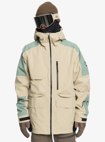 Men s Snowboard Shell Jackets Shop the Collection Quiksilver