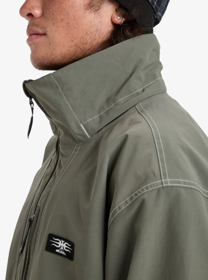 quiksilver, Live Wire - Technical Snow Jacket for Men, DUSTY OLIVE (gpb0) Live Wire - Technical Snow Jacket for Men  EQYTJ03489