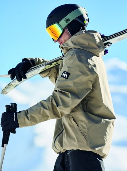 quiksilver, Muldrow 20K - Technical Snow Jacket for Men, FALLEN ROCK (tzc0) Muldrow 20K - Technical Snow Jacket for Men  EQYTJ03493